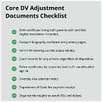 dv lottery adjustment of status
